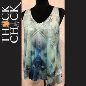 Silky-soft Watercolor Tank